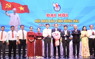 Ông Trần Nam Đông tái đắc cử Chủ tịch Hội Nhà báo tỉnh Đồng Nai