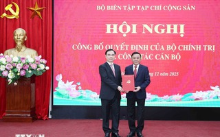 Bộ Chính trị bổ nhiệm ông Dương Trung Ý giữ chức Tổng Biên tập Tạp chí Cộng sản