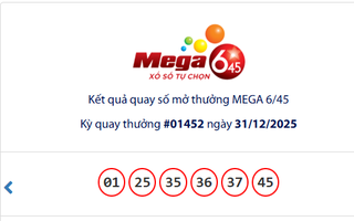 Ngày cuối của năm 2025, một người chơi vé số Vietlott trúng thưởng hơn 17 tỉ đồng