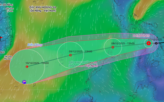 Áp thấp nhiệt đới sắp vào Biển Đông, Nam Trung Bộ dự báo xảy ra đợt mưa lớn vào tuần tới