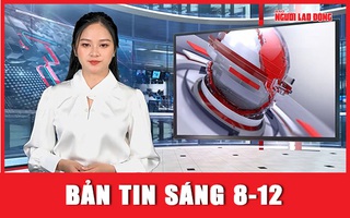 Bản tin sáng 8-12: Biển Đông trong cơn mưa gió dữ dội của áp thấp nhiệt đới