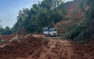 Đèo Gia Bắc thông tuyến trở lại sau sạt lở nặng