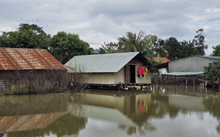 Gia Lai: Hàng chục hộ dân đã được trở về nhà sau khi khơi thông nước lũ