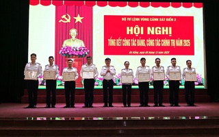 Vùng Cảnh sát biển 2 tổng kết công tác Đảng, công tác Chính trị năm 2025