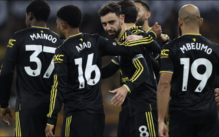 Bruno Fernandes lập cú đúp, Man United thắng tưng bừng tại Molineux