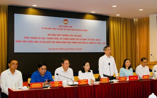 TPHCM thống nhất giới thiệu 55 người ứng cử đại biểu Quốc hội khóa XVI