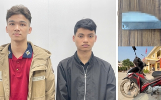Tài xế xe ôm bị 2 thanh, thiếu niên kề dao vào cổ cướp xe máy