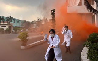 Kịch bản chữa cháy tòa nhà 5 tầng trong bệnh viện tại TPHCM