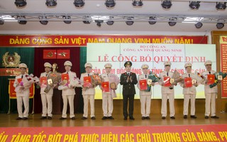 9 Đại tá, Thượng tá là lãnh đạo cấp phòng của Công an tỉnh xin nghỉ công tác trước hạn