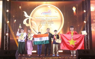 Nam sinh lớp 6 đoạt huy chương vàng Olympic toán học quốc tế TIMO