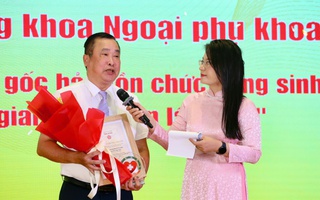 “Mai Vàng tri ân” tôn vinh 2 bác sĩ và tập thể bệnh viện có thành tựu lớn trong điều trị