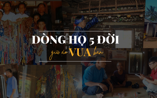 Dòng họ 5 đời giữ áo Vua ban