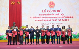 Bộ trưởng Bộ Nông nghiệp và Môi trường bổ nhiệm lãnh đạo các đơn vị trực thuộc