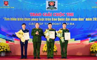 Vùng Cảnh sát biển 2 đoạt giải cao tại cuộc thi tìm hiểu kiến thức pháp luật