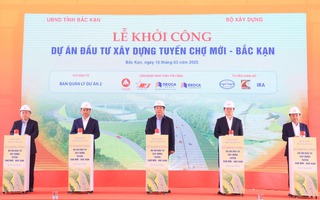 Khởi công xây dựng cao tốc Chợ Mới - Bắc Kạn với tổng mức đầu tư gần 6.000 tỉ đồng