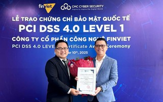 Nhận Chứng chỉ PCI DSS 4.0 Level 1, Finviet bảo đảm an toàn trong các giao dịch tài chính trực tuyến