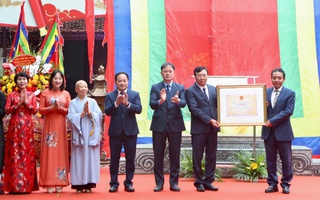 Lễ hội đền Hai Bà Trưng trở thành Di sản Văn hóa phi vật thể quốc gia