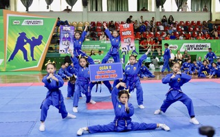 1.650 VĐV võ sĩ nhí tham dự Giải Vô địch Vovinam Học sinh TP HCM 2025