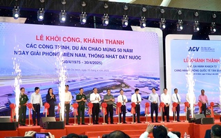 Thủ tướng Chính phủ cắt băng khánh thành tại Nhà ga T3 sân bay Tân Sơn Nhất
