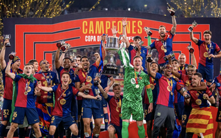 Vô địch Cúp Nhà vua, Barcelona nhận thưởng không bằng kèo nhà cái tỷ lệ bóng đá thắng Champions League
