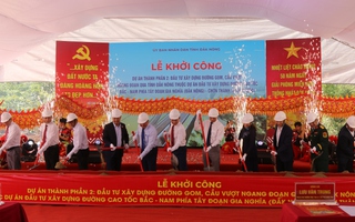 Khởi công dự án thành phần đường cao tốc hơn 25.500 tỉ đồng