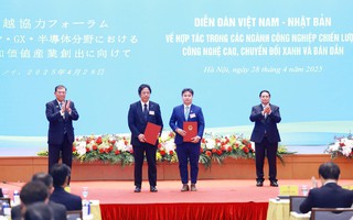 FPT ký kết hợp tác với các tập đoàn hàng đầu Nhật Bản trước sự chứng kiến của hai Thủ tướng