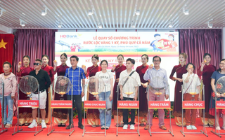 HDBank công bố 16 khách hàng trúng thưởng vàng, 1 ký vàng SJC đã có chủ