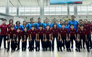 Futsal nữ Việt Nam lên đường "săn" vé dự World Cup từ sân chơi châu lục