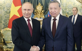 Tổng Bí thư Tô Lâm hội đàm hẹp với Tổng thống Nga Vladimir Putin