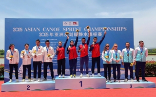 Canoeing Việt Nam xếp hạng ba toàn đoàn châu Á