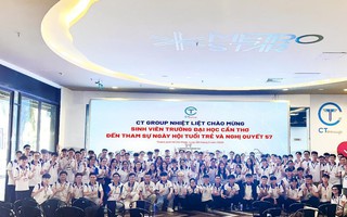 150 sinh viên xuất sắc Trường Đại học Cần Thơ vượt 180 km đến thăm CT INNOVATION HUB