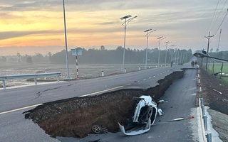 Đường hỏng tại... trời!