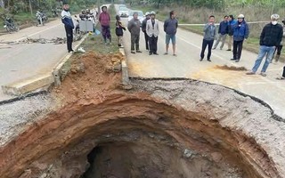 Liên tiếp xuất hiện 7 “hố tử thần”, công bố tình huống khẩn cấp về thiên tai