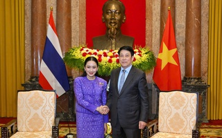 Chủ tịch nước Lương Cường tiếp Thủ tướng Thái Lan Paetongtarn Shinawatra