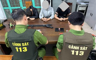 Trấn áp nhóm đối tượng mang súng tự chế dài 1m ngang nhiên diễu phố