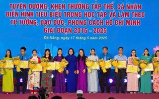 Công đoàn Đà Nẵng tôn vinh 135 gương điển hình học và làm theo Bác