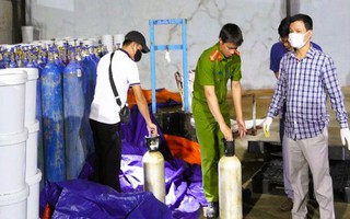 Công an Thanh Hóa tạm giữ 137 tấn nguyên liệu sản xuất "khí cười"