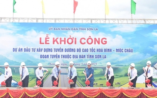Khởi công tuyến cao tốc Hòa Bình - Mộc Châu