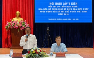 MTTQ TP HCM lấy ý kiến góp ý dự thảo nghị quyết sửa đổi Hiến pháp