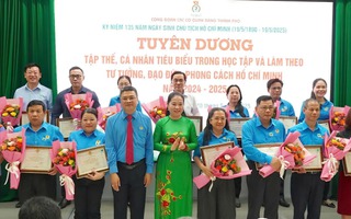 Tuyên dương 77 tập thể, cá nhân học tập, làm theo Bác