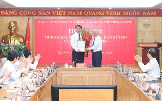 Công bố quyết định về nhân sự tại Đảng ủy MTTQ, các đoàn thể Trung ương