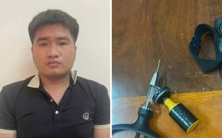 Đâm kim tiêm vào đùi học sinh rồi dùng camera giấu kín quay lại