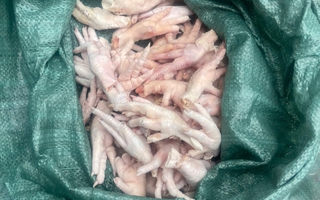 Phát hiện kho lạnh ở vùng biên chứa gần 8 tấn chân gà không rõ nguồn gốc
