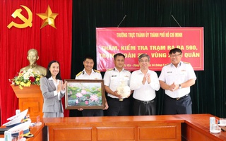 Lãnh đạo TP HCM động viên lực lượng kèo nhà cái tỷ lệ bóng đá trang tại Côn Đảo