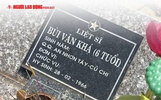 Sự thật bia mộ "liệt sĩ 6 tuổi" ở địa đạo Củ Chi