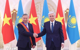 Kazakhstan tặng Tổng Bí thư Tô Lâm Huân chương Hữu nghị Dostyk hạng Nhất