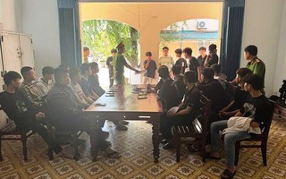 31 đối tượng che biển số xe khi tham gia hỗn chiến bị khởi tố