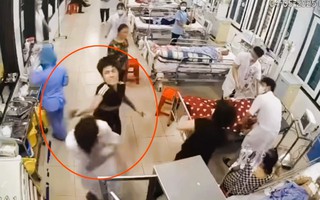 Người nhà bệnh nhân đấm liên tiếp vào mặt điều dưỡng Bệnh viện Đa khoa tỉnh Nam Định