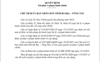 Phạt Công ty TNHH Long Gia An nửa tỉ đồng
