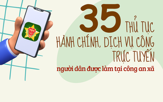 Những thủ tục hành chính, dịch vụ công trực tuyến người dân được làm tại công an xã